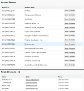 Create a Visualforce Page to show all account id ,name and show contact button for each record in  a table when clicking on show contact button it shows their related contact below account table